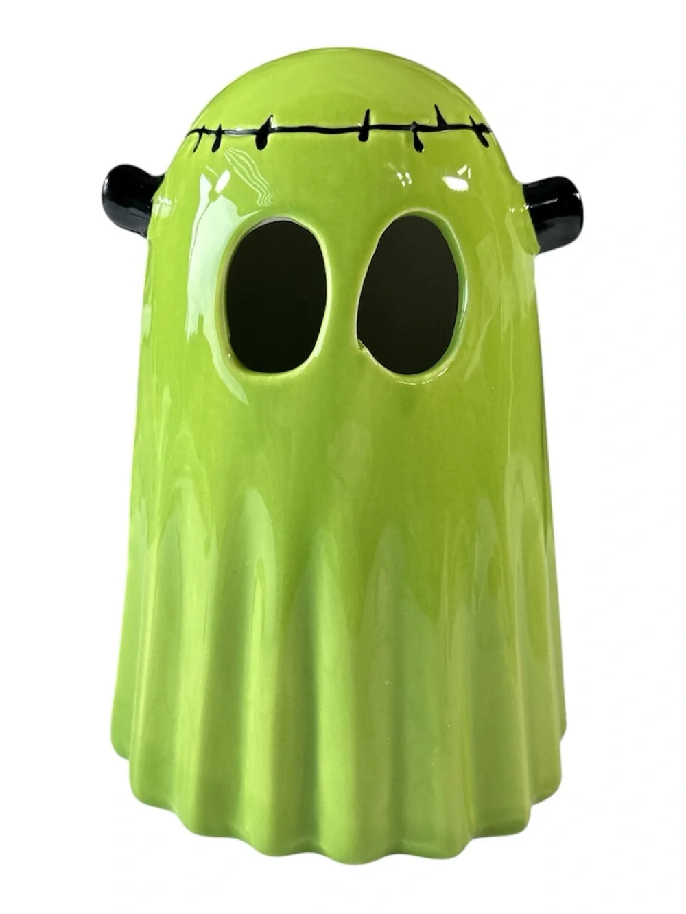 NEW VHTF Halloween Green Light Up FRANKENSTEIN GHOST 👻